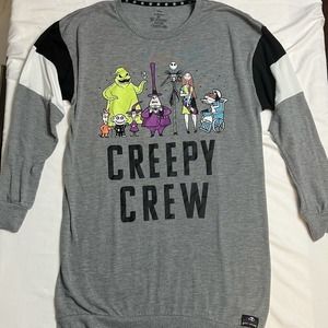 Disney Nightmare before Christmas sleepwear shirt sz S